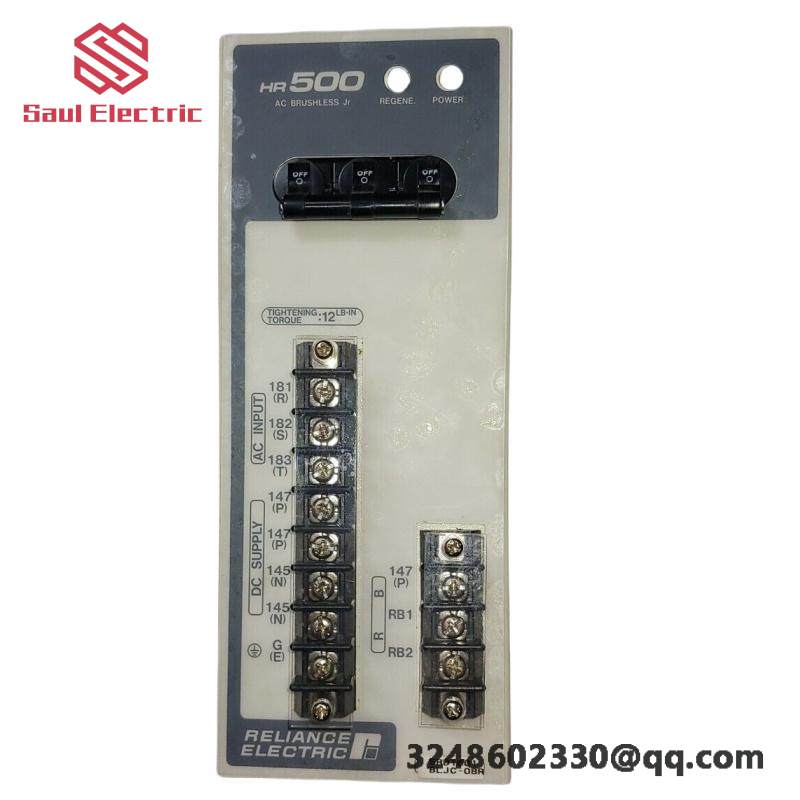 Reliance Electro HR500 BLJC-08R 5RD1601 Brushless AC Servo Module