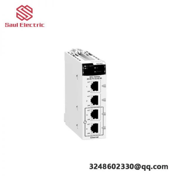 Schneider Electric BMXNOC0401: Industrial Ethernet Communication Module, Designed for Robust Environments