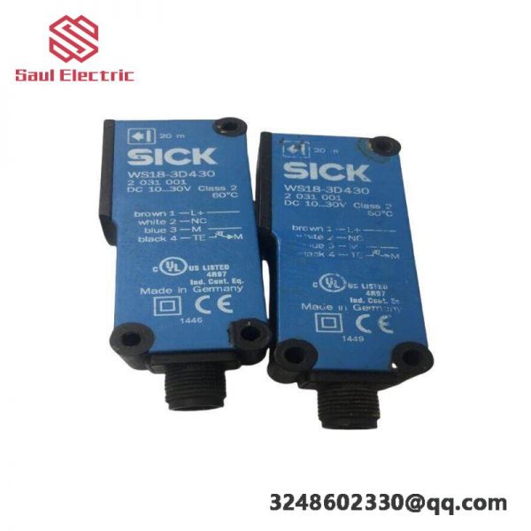 SICK WS18-3D430 Sensor, Industrial Control, 3D Detection, Advanced Technology