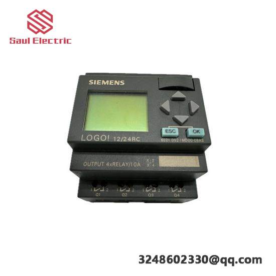 Siemens LOGO! Programmable Relay 6ED1052-1MD00-0BA3, Control Module for Industrial Automation