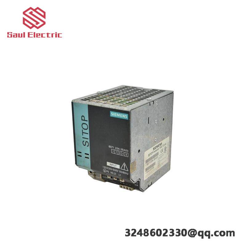 SIEMENS 6EP1334-3BA00: Precision Power Supply for Industrial Automation