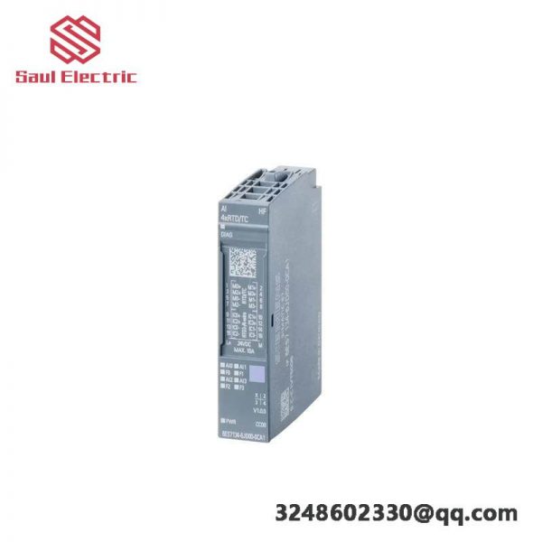 SIEMENS ET 200SP 6ES7134-6JD00-0CA1 Analog Input Module, Programmable Logic Controller Component