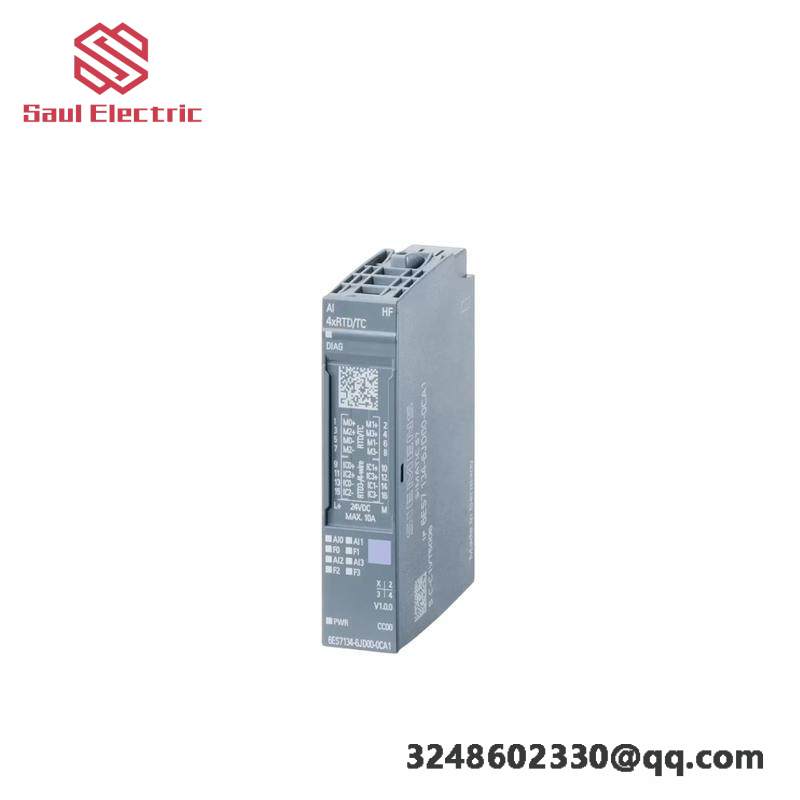 SIEMENS ET 200SP 6ES7134-6JD00-0CA1 Analog Input Module, Programmable Logic Controller Component