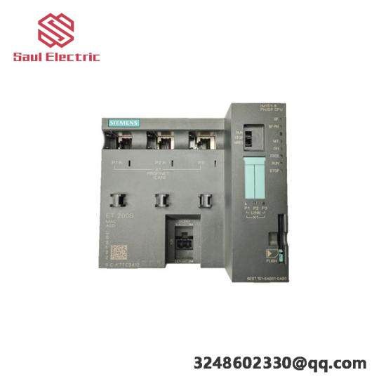 SIEMENS SIMATIC ET 200-S PLC, 6ES7151-8AB01-0AB0, Programmable Logic Controller Module