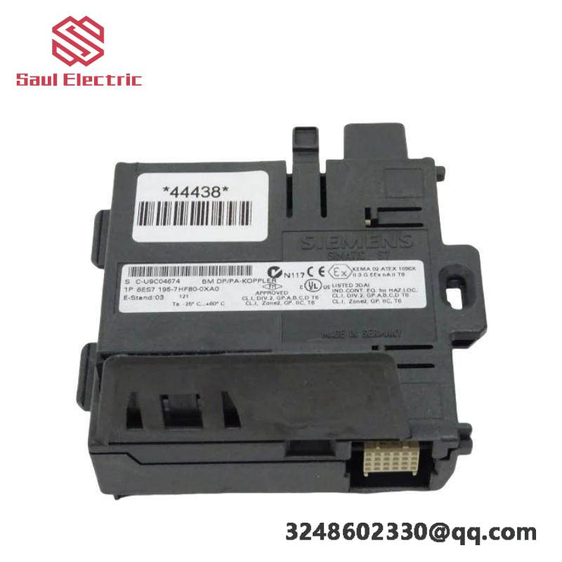 SIEMENS 6ES7195-7HF80-0XA0 Ethernet Communication Module for Industrial Automation