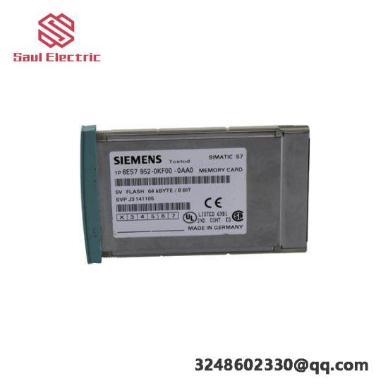 SIEMENS 6ES7952-0KF00-0AA0 Memory Card: Precision & Reliability for Industrial Automation