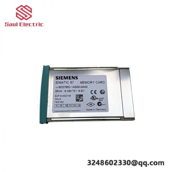 SIEMENS 6ES7952-1AS00-0AA0 Memory RAM Card for Industrial Control Systems