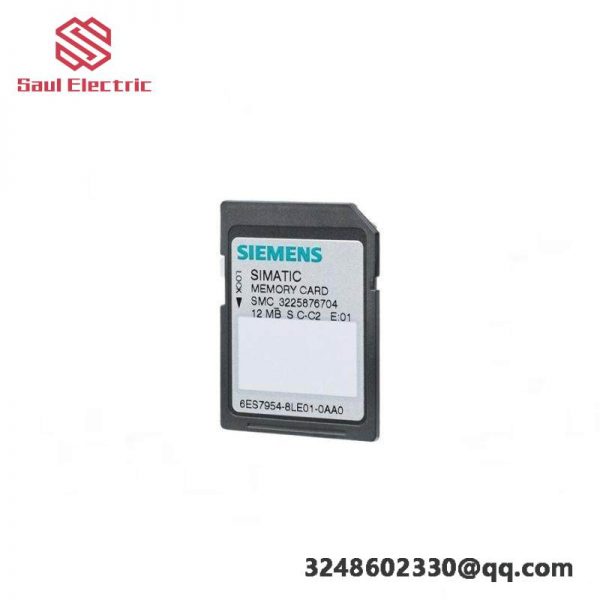 SIEMENS 6ES7954-8LC03-0AA0 - SIMATIC S7 Memory Card for Efficient Data Storage Solutions