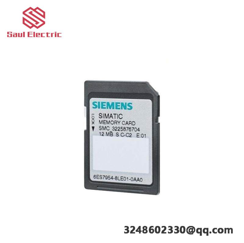 SIEMENS 6ES7954-8LE03-0AA0 Memory Card for Industrial Control Systems