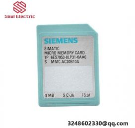 Siemens 6ES7 953-8LP31-0AA0 Memory Card for Industrial Control Systems