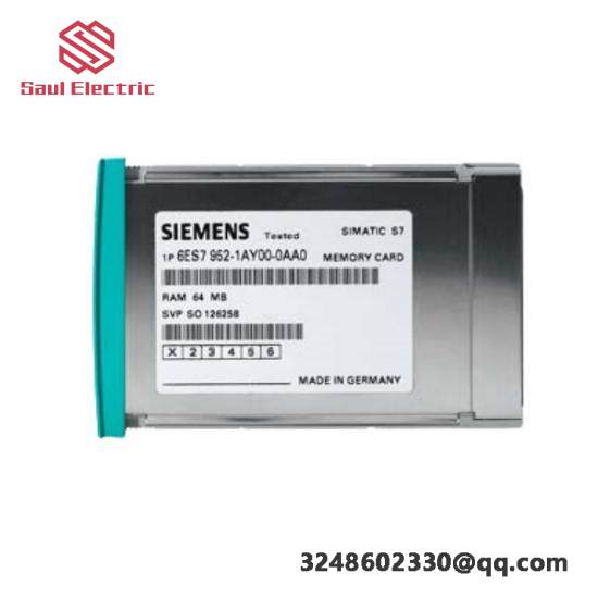 Siemens 6ES7 955-2AM00-0AA0 RAM Memory Card - High-Speed 4MB Data Storage for Industrial Applications