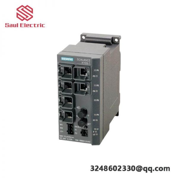 SIEMENS Scalance 6GK5106-1BB00-2AA3 Industrial Ethernet Switch, Compact & Reliable Networking Solution