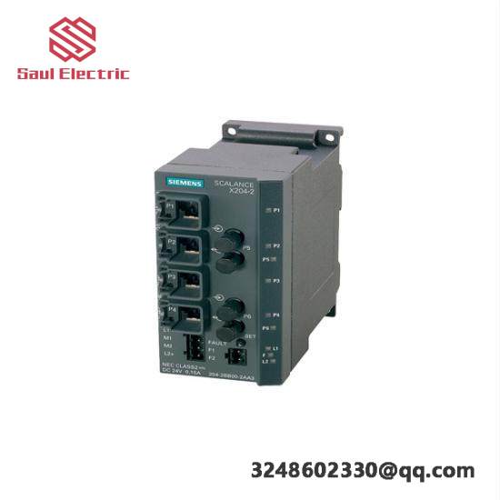 SIEMENS SCALANCE X204-2 IE Switch, High-Performance Industrial Networking