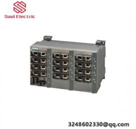 SIEMENS SCALANCE X224 Managed IE Switch, 24x 10/100 Mbit/s RJ45 Ports, Network Management