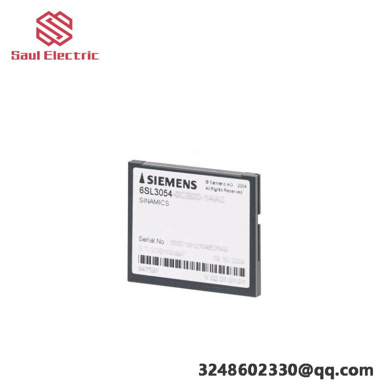 Siemens SINAMICS S120 CompactFlash card 6SL3054-0AA01-1AA0, Advanced Control Module for Industrial Automation