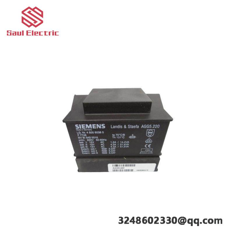 SIEMENS AGG5.220 - Main Transformer, LMV5 System Compatible