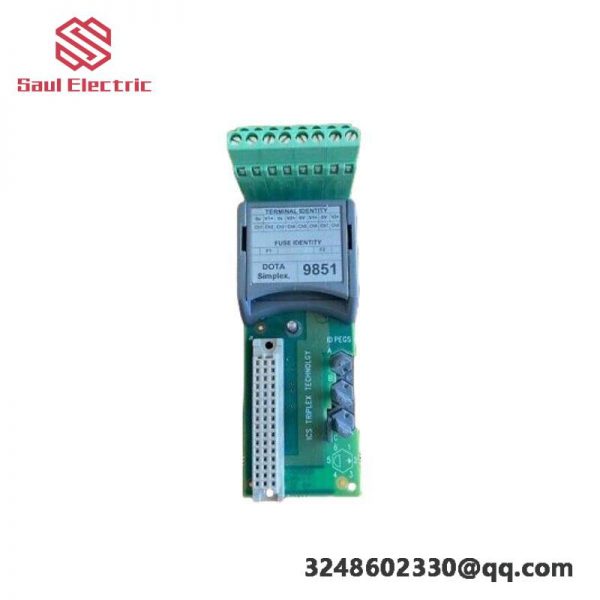 ICS TRIPLEX T9851 Analog Output Module, High-Precision Control Solution