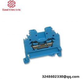 WAGO 280-104 DIN Rail Terminal Block with CAGE CLAMP Technology - 2 Conductor